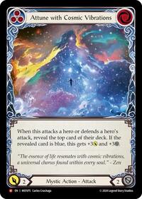 Attune with Cosmic Vibrations Rainbow Foil