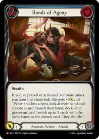 Bonds of Agony Rainbow Foil