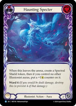 Haunting Specter (Red) (MST140) - Part the Mistveil
