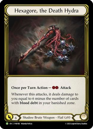 Hexagore, the Death Hydra - FAB186 (Golden) - FAB186 (FAB186) - Flesh and Blood: Promo Cards Cold Foil