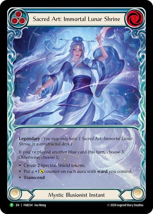 Sacred Art: Immortal Lunar Shrine Rainbow Foil Promo