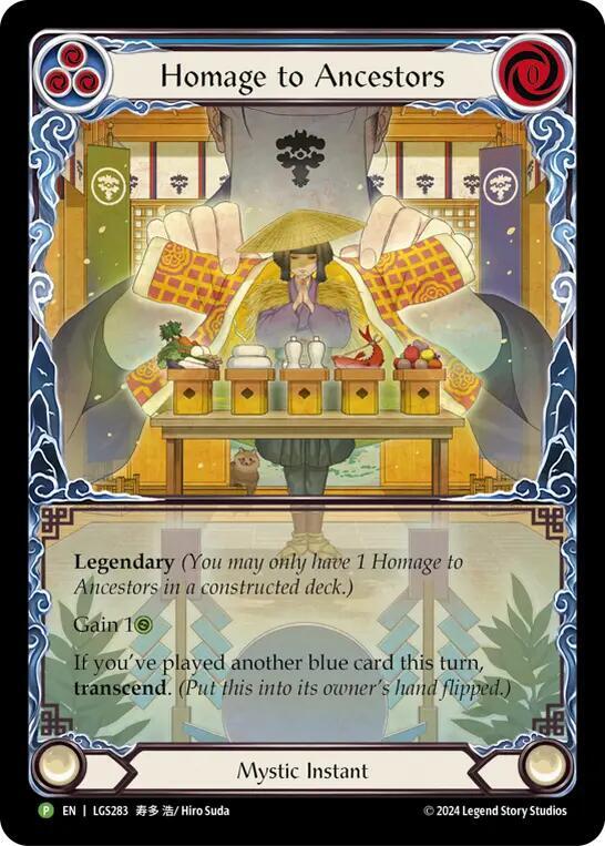 Homage to Ancestors // Inner Chi Rainbow Foil Promo