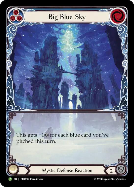 Big Blue Sky Rainbow Foil Promo