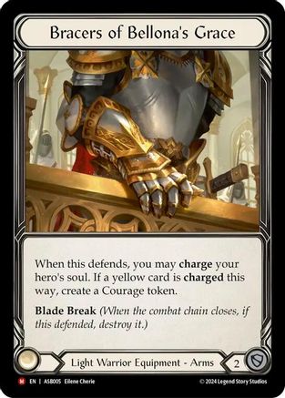 Bracers of Bellona's Grace (ASB005) - Armory Deck: Boltyn Rainbow Foil