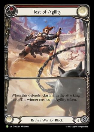 Test of Agility - LGS261 (LGS261) - Flesh and Blood: Promo Cards Rainbow Foil