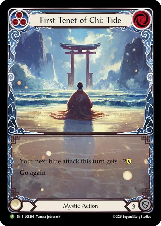 First Tenet of Chi: Tide Rainbow Foil Promo