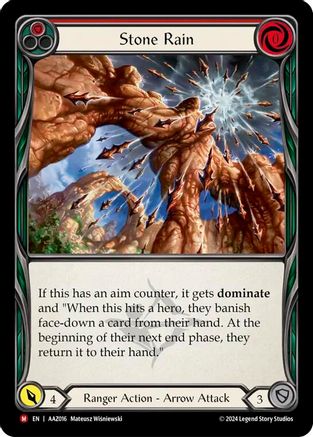 Stone Rain (AAZ016) - Armory Deck: Azalea Rainbow Foil