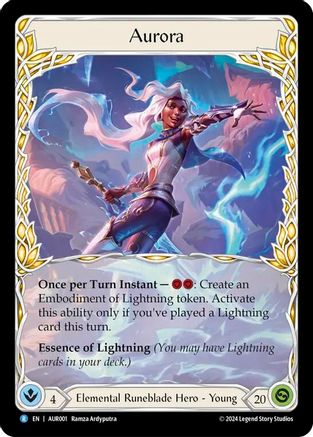 Aurora (AUR001) - 1st Strike Rainbow Foil