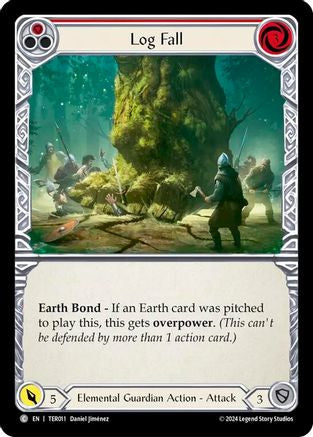 Log Fall (Red) (TER011) - 1st Strike