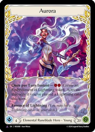 Aurora (Marvel) (Alternate Art) (ROS008) - Rosetta Cold Foil