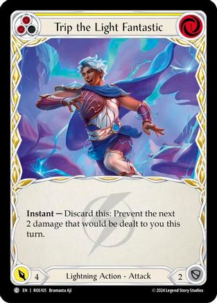 Trip the Light Fantastic (Yellow) (ROS105) Rainbow Foil