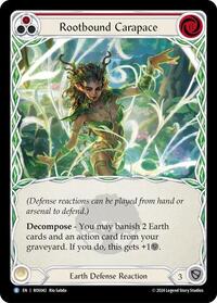Rootbound Carapace (Red) Rainbow Foil