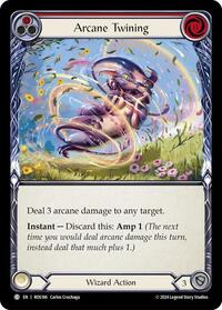 Arcane Twining (Red) Rainbow Foil