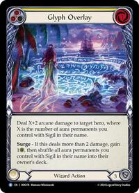Glyph Overlay (Yellow) Rainbow Foil