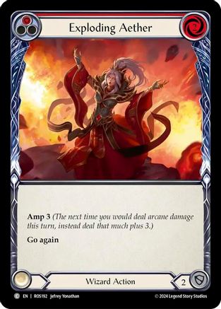 Exploding Aether (Red) (ROS192) - Rosetta Rainbow Foil