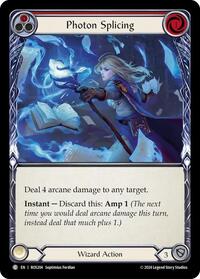 Photon Splicing (Red) Rainbow Foil