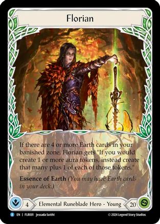 Florian (FLR001) - Blitz Deck: Rosetta - Florian Rainbow Foil