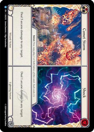 Comet Storm // Shock (OSC013) - Blitz Deck: Rosetta - Oscilio