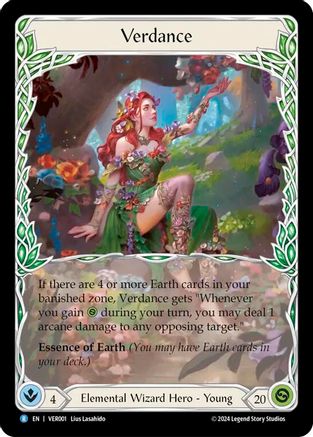 Verdance (VER001) - Blitz Deck: Rosetta - Verdance Rainbow Foil