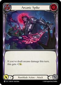 Arcanic Spike (Blue) Rainbow Foil