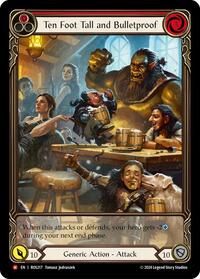 Ten Foot Tall and Bullet Proof (Extended Art) Rainbow Foil