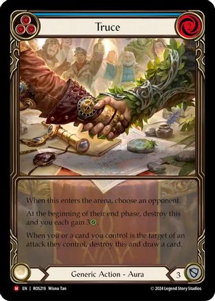 Truce (Extended Art) (ROS219) - Rosetta Rainbow Foil