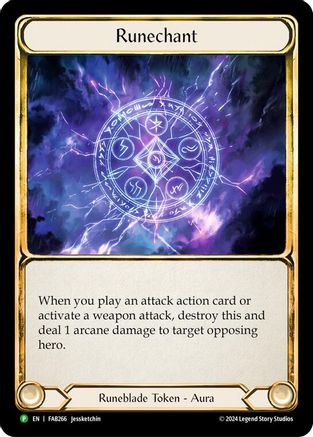 Runechant (Lightning) - FAB266 (FAB266) - Flesh and Blood: Promo Cards Rainbow Foil