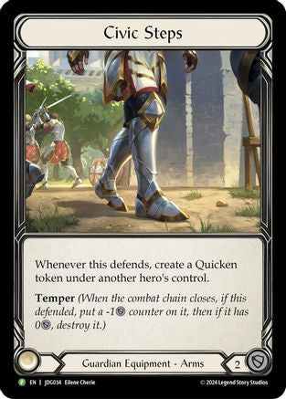 Civic Steps - JDG034 (JDG034) - Flesh and Blood: Promo Cards Cold Foil