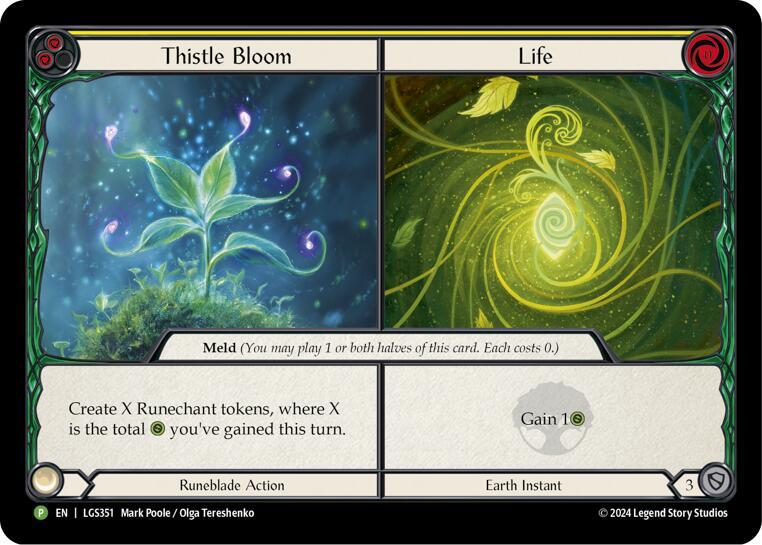 Thistle Bloom // Life Cold Foil Promo