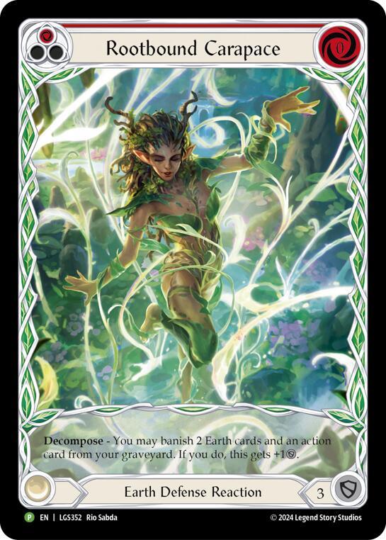 Rootbound Carapace (Red) Rainbow Foil Promo