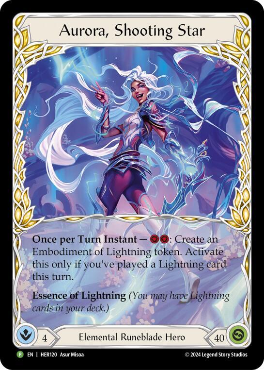 Aurora, Shooting Star Rainbow Foil Promo