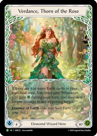 Verdance, Thorn of the Rose - HER121 (HER121) - Flesh and Blood: Promo Cards Rainbow Foil