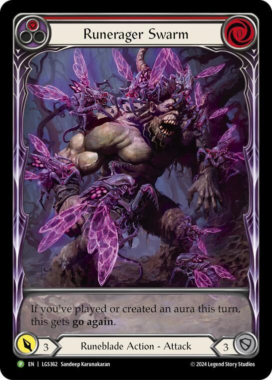 Runerager Swarm (Red) Rainbow Foil Promo
