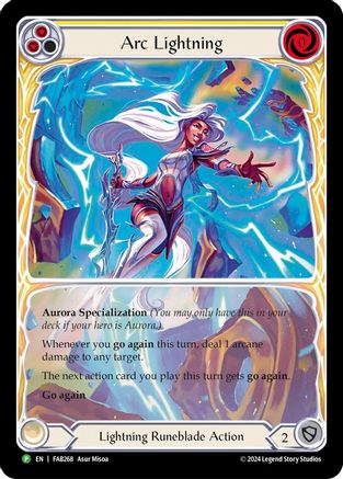 Arc Lightning (Extended Art) - FAB268 (FAB268) - Flesh and Blood: Promo Cards Rainbow Foil