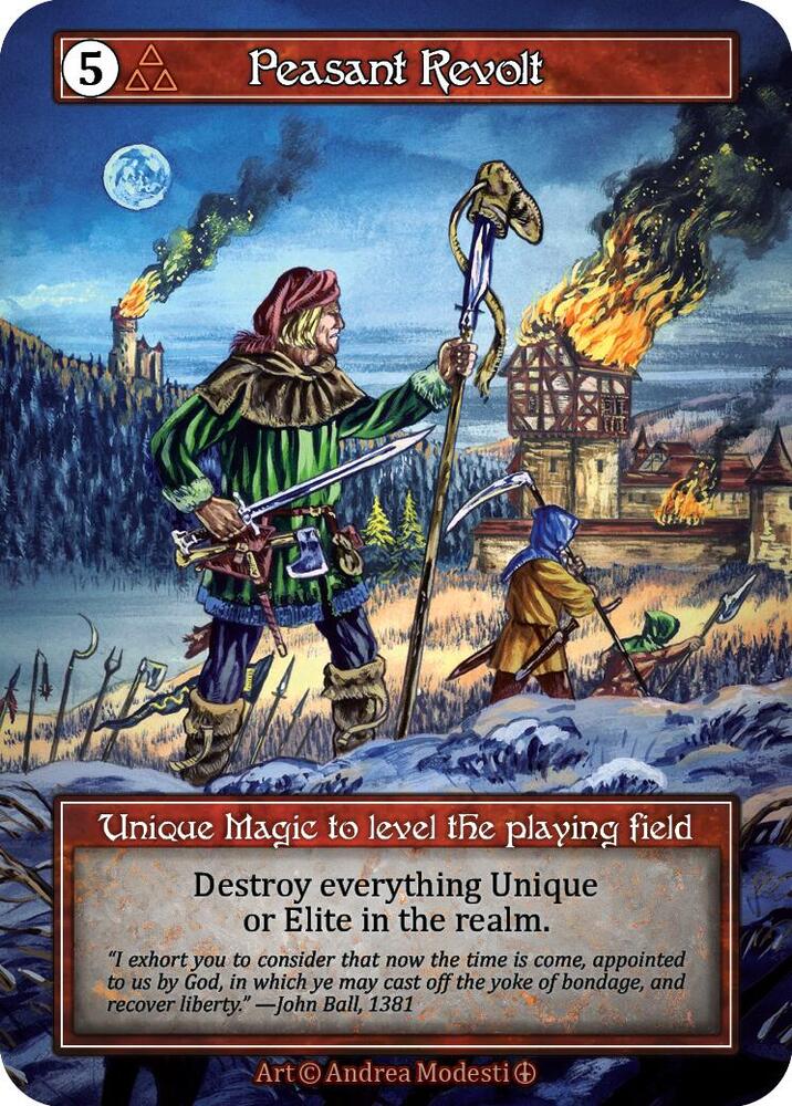 Peasant Revolt (Foil)