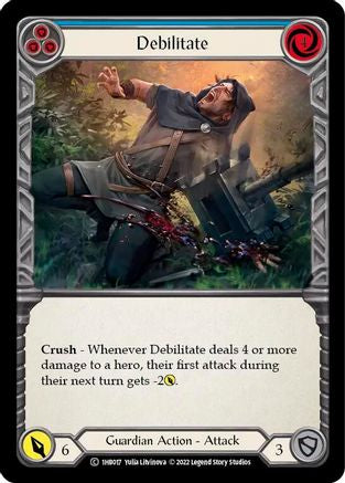 Debilitate (Blue) (1HB017) - Historic Pack 1 Blitz Deck: Bravo