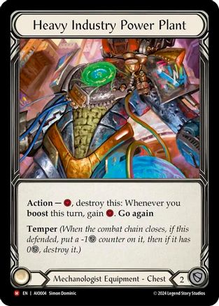 Heavy Industry Power Plant (AIO004) - Armory Deck: Dash Rainbow Foil