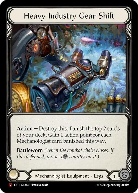 Heavy Industry Gear Shift Rainbow Foil Armory Deck