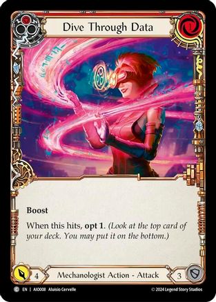 Dive Through Data (Red) (AIO008) - Armory Deck: Dash
