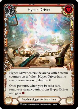 Hyper Driver (Red) (1HD009) - Historic Pack 1 Blitz Deck: Dash