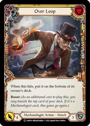 Over Loop (Yellow) (1HD018) - Historic Pack 1 Blitz Deck: Dash
