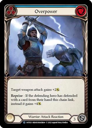 Overpower (Blue) (1HT023) - Historic Pack 1 Blitz Deck: Dorinthea