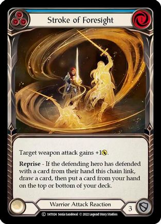 Stroke of Foresight (Blue) (1HT024) - Historic Pack 1 Blitz Deck: Dorinthea