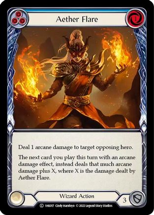 Aether Flare (Blue) (1HK017) - Historic Pack 1 Blitz Deck: Kano