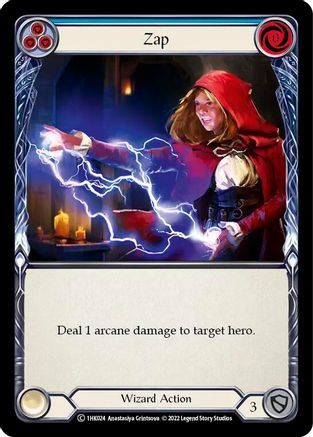Zap (Blue) (1HK024) - Historic Pack 1 Blitz Deck: Kano