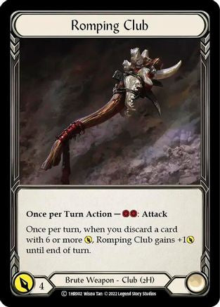 Romping Club (1HR002) - Historic Pack 1 Blitz Deck: Rhinar