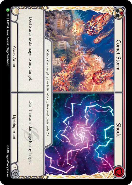 Comet Storm // Shock Cold Foil Promo