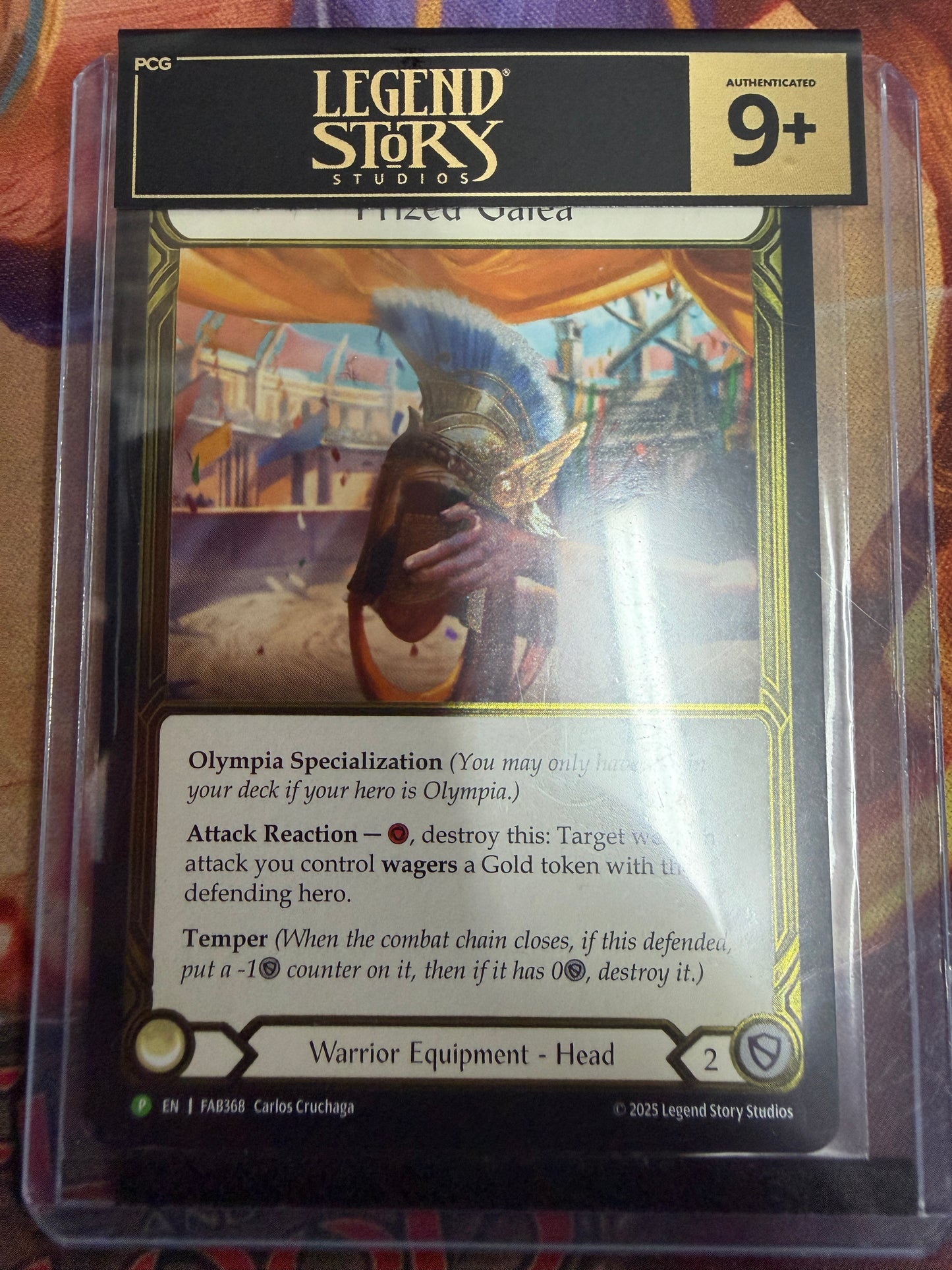 Prized Galea Gold Cold Foil Promo