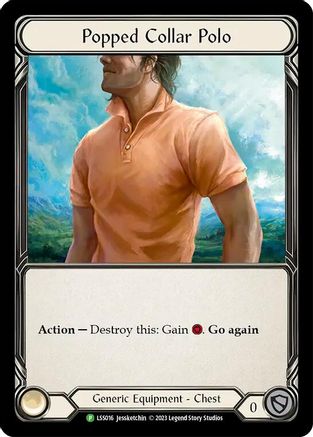 Popped Collar Polo - LSS016 (LSS016) - Flesh and Blood: Promo Cards Cold Foil