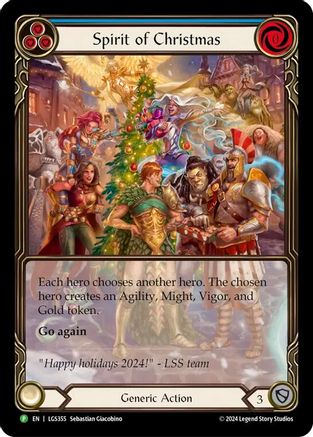 Spirit of Christmas - LGS355 (LGS355) - Flesh and Blood: Promo Cards Cold Foil